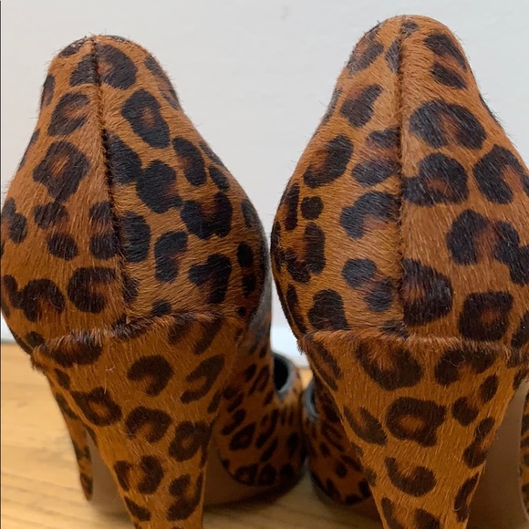 Walter Steiger Ponyhair Leopard Print Pumps - Picture 7 of 7